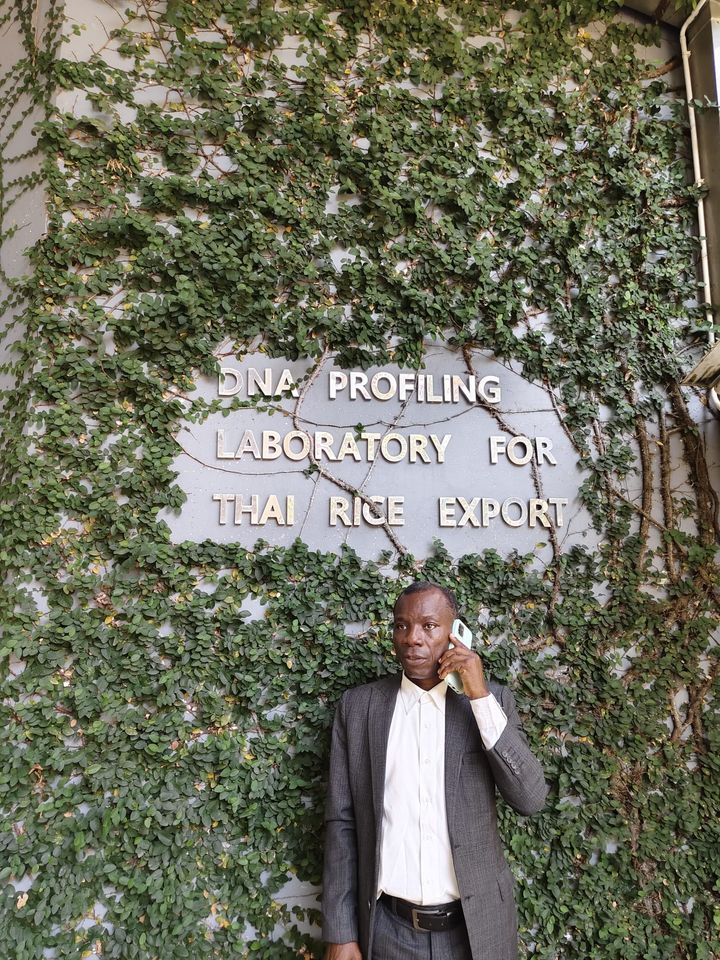 Entrance to a DNA profiling laboratory